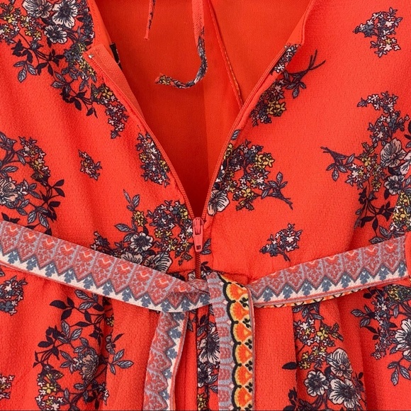 Trixxi Girl Romper Coral size 8 - Picture 7 of 11